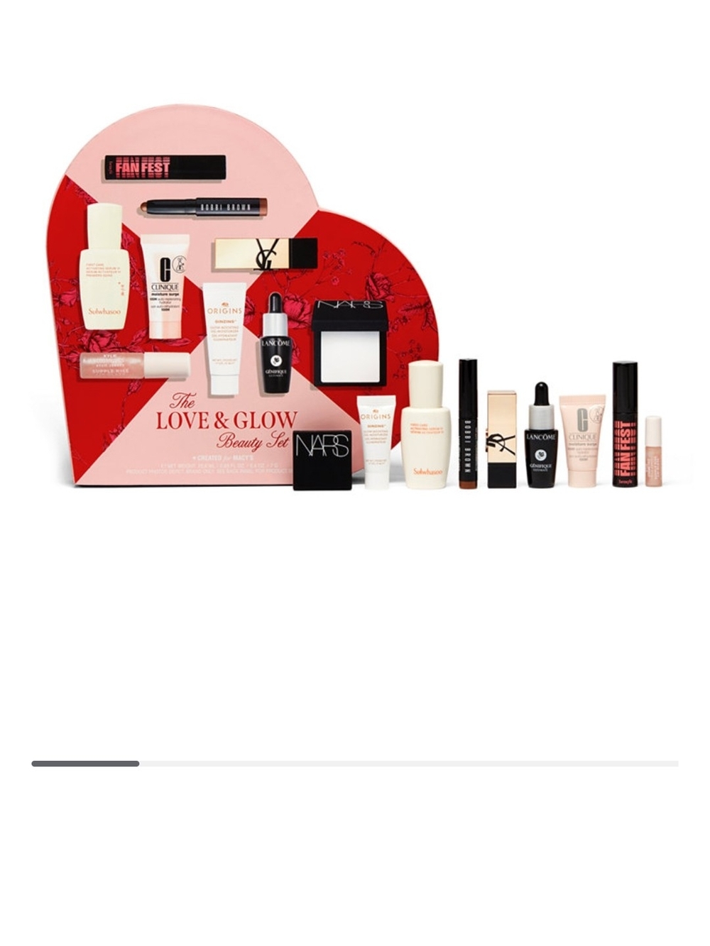 Love & Glow Beauty Set - Mixed Brands - Pink/Red
